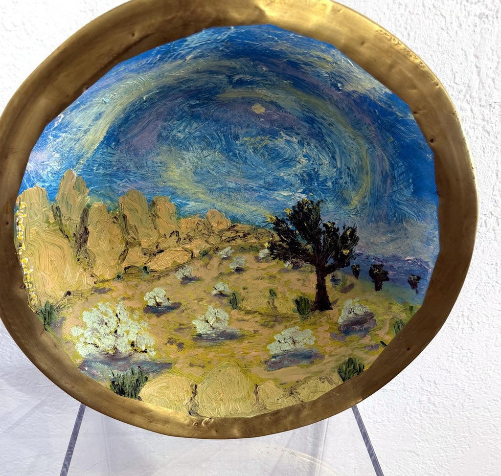 Ruben Ty Rodriguez — "The Golden Basin"  Size TBD · Oil on Brass · Value $700 · Starting bid $300