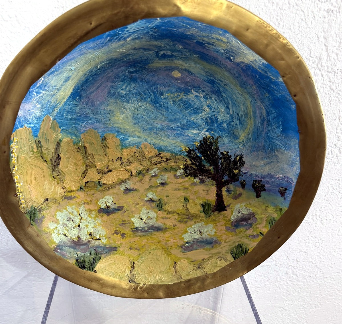 Ruben Ty Rodriguez — "The Golden Basin"  Size TBD · Oil on Brass · Value $700 · Starting bid $300
