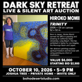 Hiroko Momii "Trinity" Oil on Canvas 52"X52" Starting 2900 value 6000