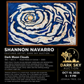 Shannon Navarro "Dark Moon Clouds" 38X46 Value 2500 start 500