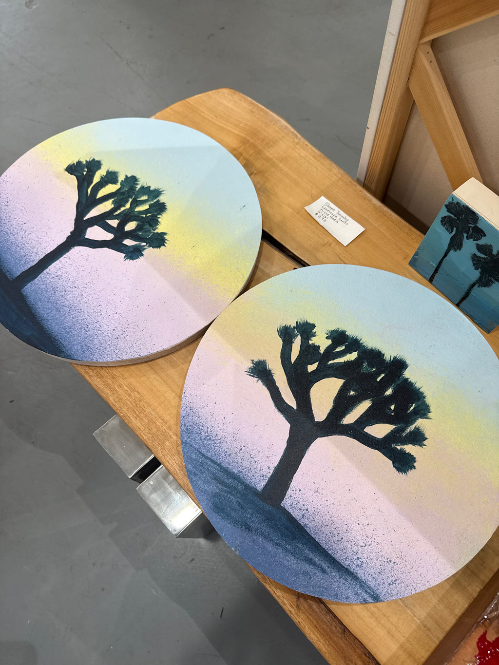 2025 - (2) CIRLCE JT TREES AND SHADOW OF THE EARTH BY SHANE TOWNLEY